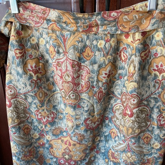 Coldwater Creek Linen Wrap Skirt Sz 4-8 - Picture 4 of 4